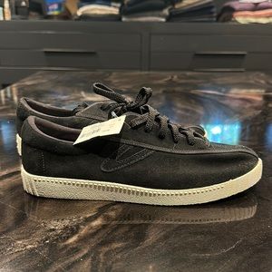 Black Tretorn Suede sneakers